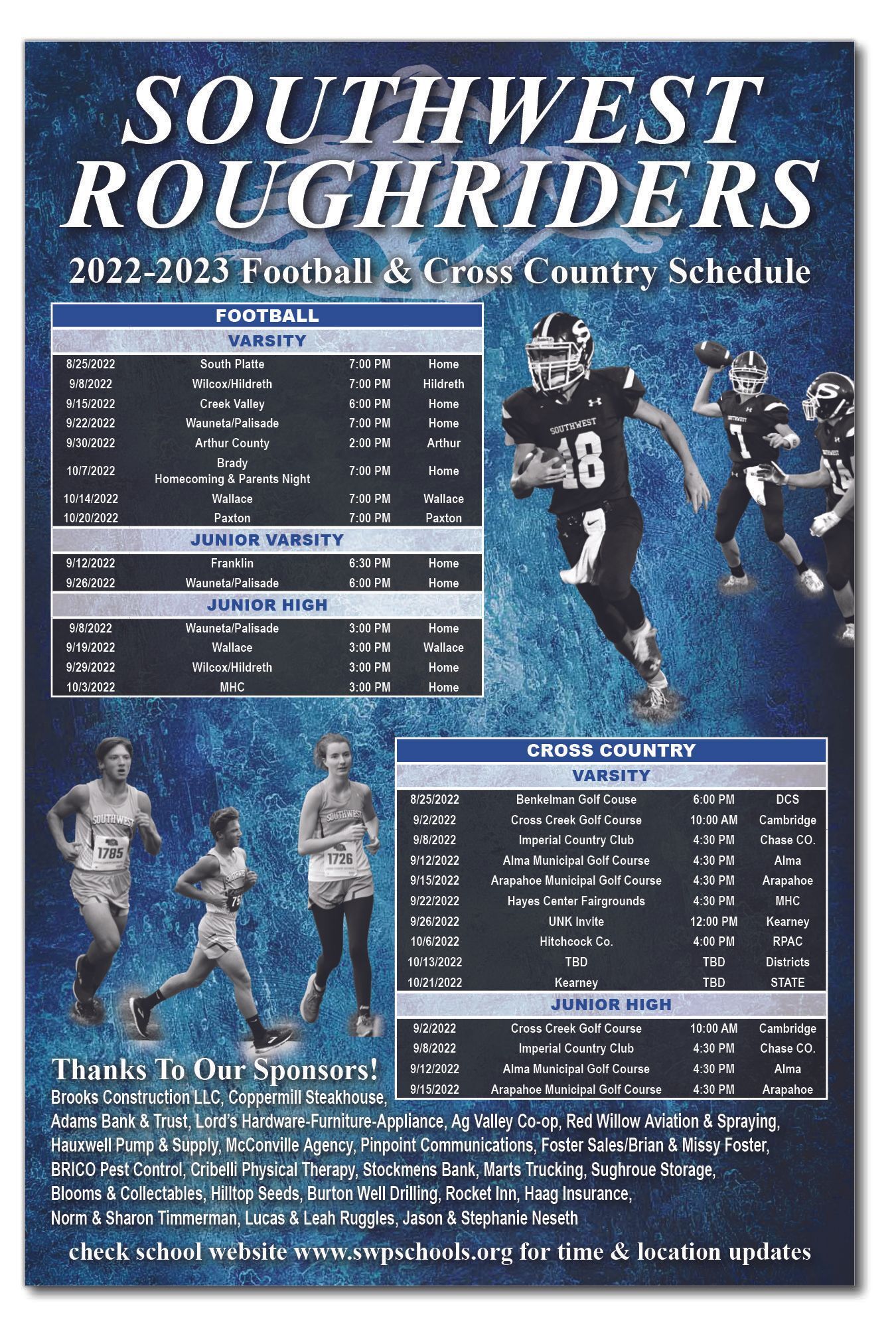 Southwest School Athletic Poster