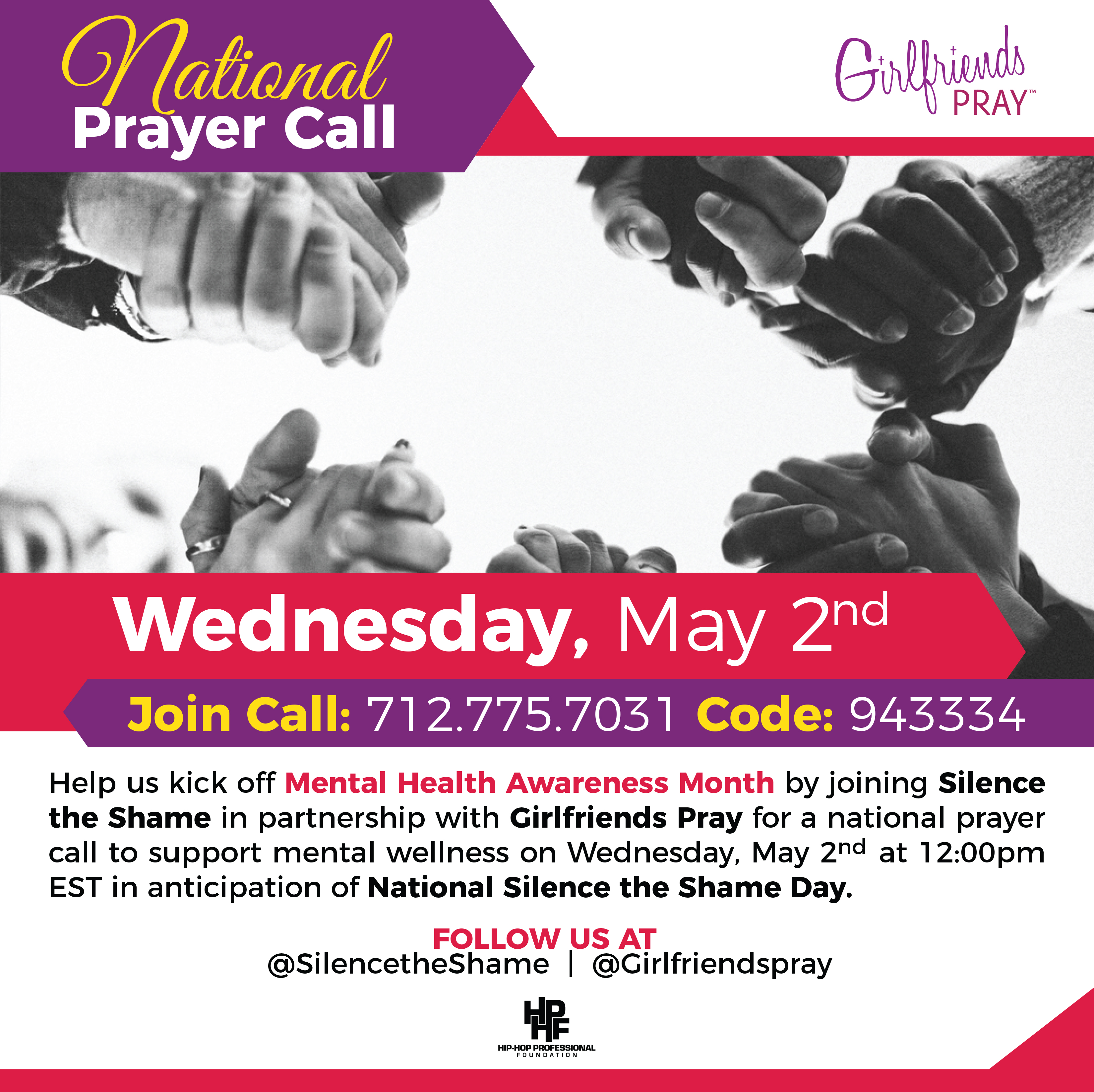 Silence the Shame Nat'l Prayer Call