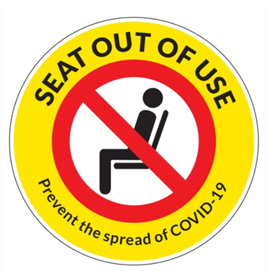 Seat Out of Use Chair Graphic - Round