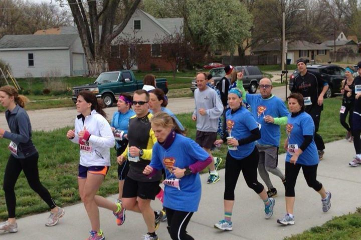 Lincoln half marathon supporters! Thank you!! Congrats on a great finish!