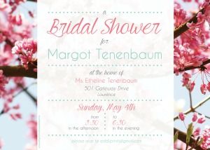 Bridal Shower- Pink Flowers