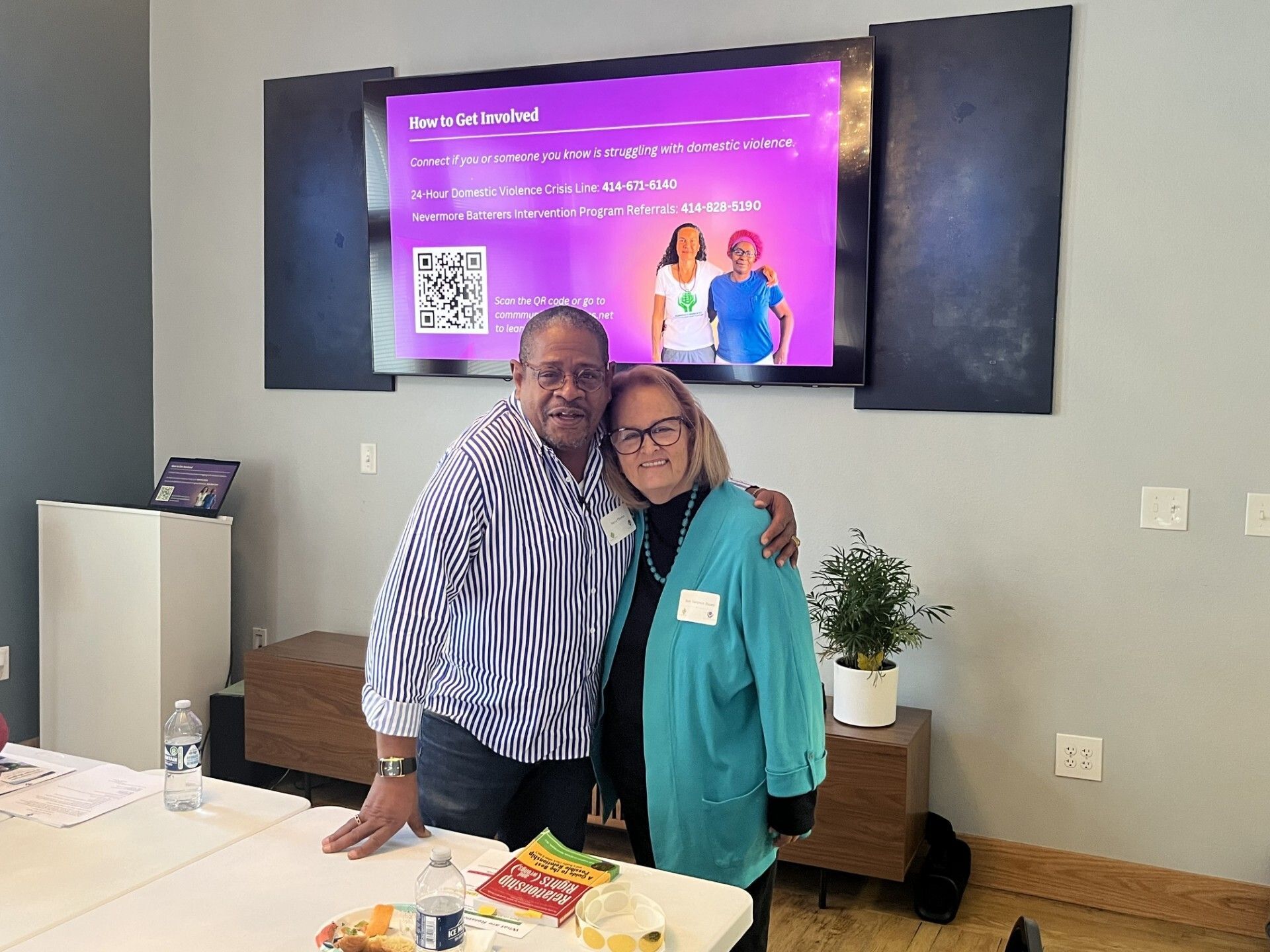 Steve Thomas and Beth Bauer