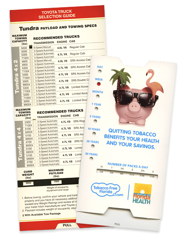 Promotional Slide Guide Examples