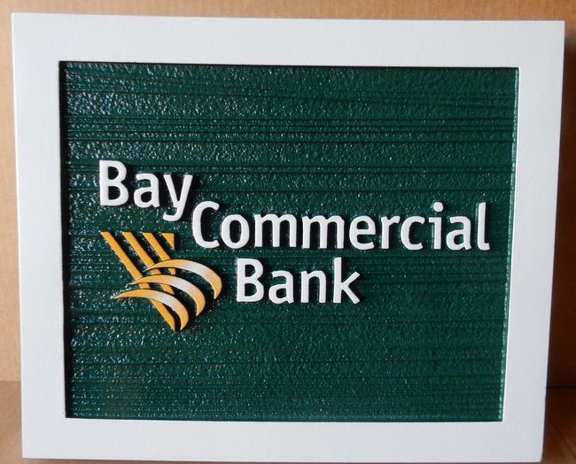 C12211 - Carved Bay Commercial Bank Sign