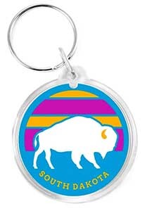 Key Chain - White Buffalo