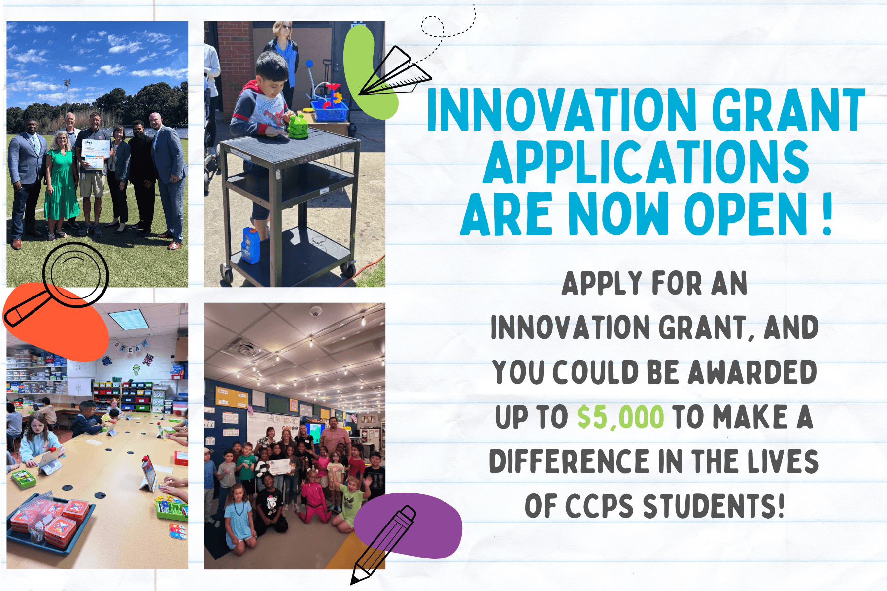 Innovation Grants are NOW open!