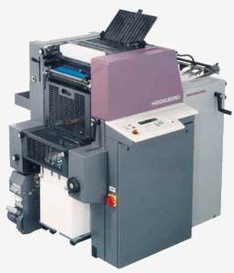 Three Heidelberg Quick Master Two Color 46-2 with infrared drying systems 13 3/8" X 18 1/8"