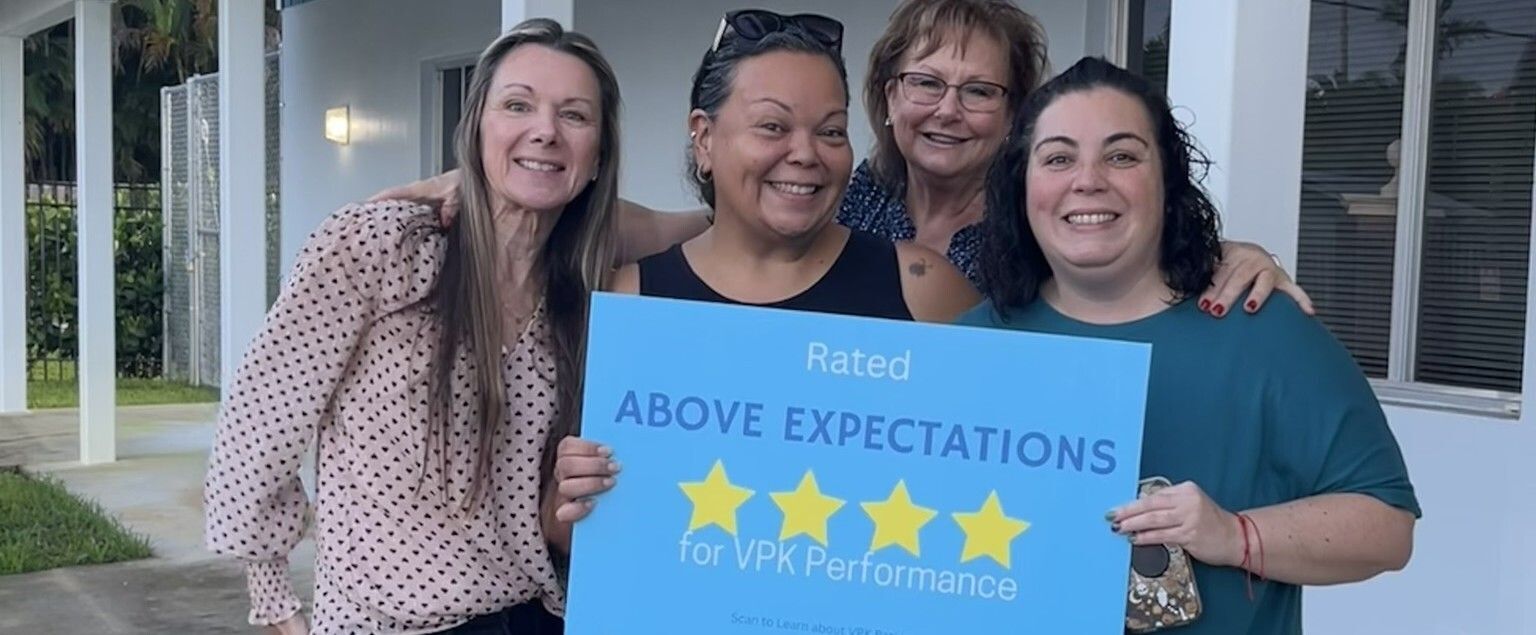 Let the Celebration Begin! #SJCSChargers VPK program has been recognized with a rating of “Above Expectations”!