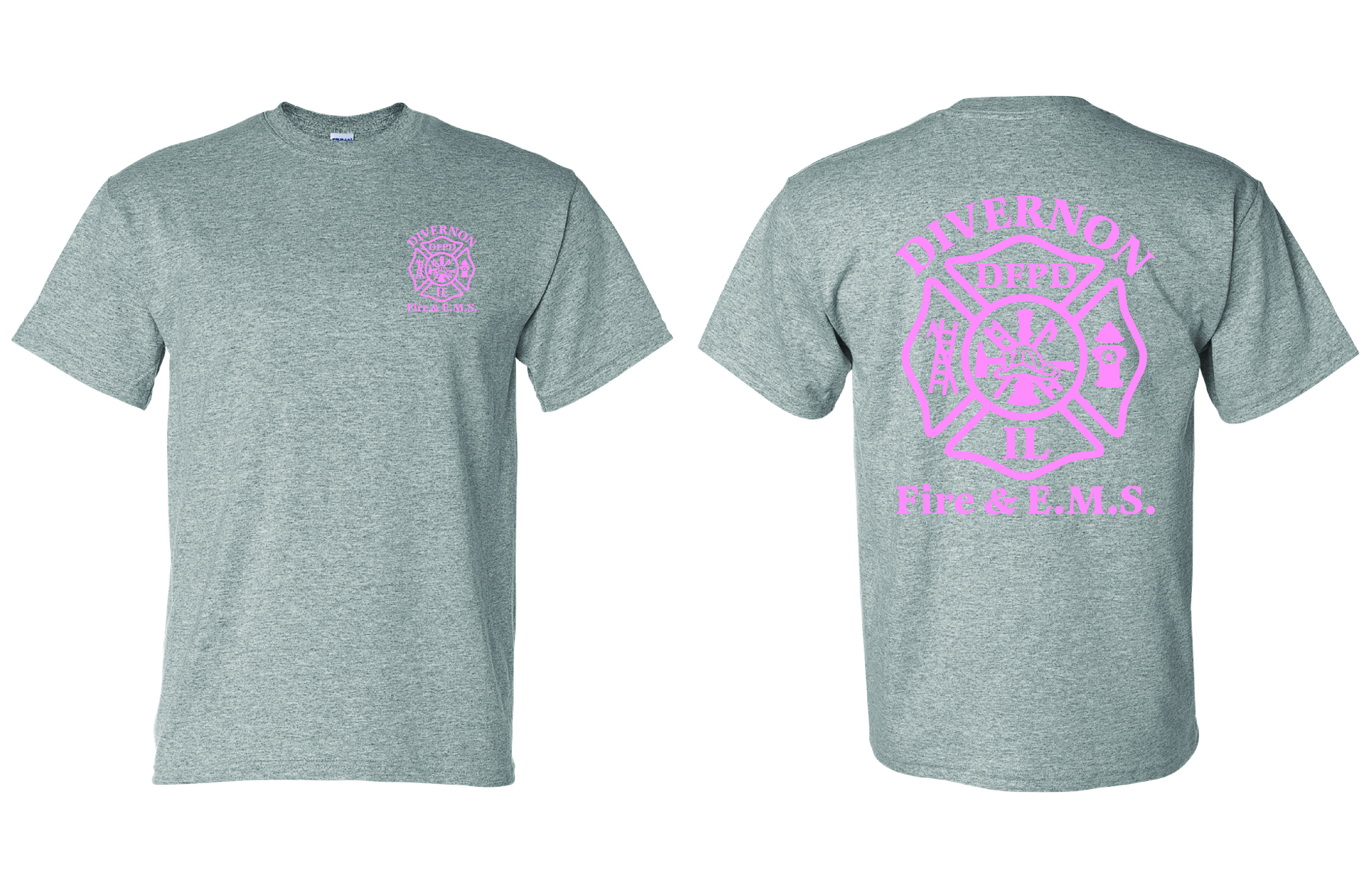 Sport Gray Short Sleeve T-shirt