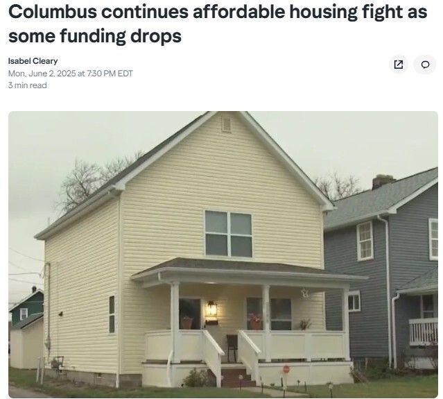 Columbus continues affordable housing fight as some funding drops