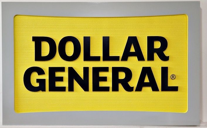 SA28566A - Carved and Sandblasted HDU Sign for "Dollar General"
