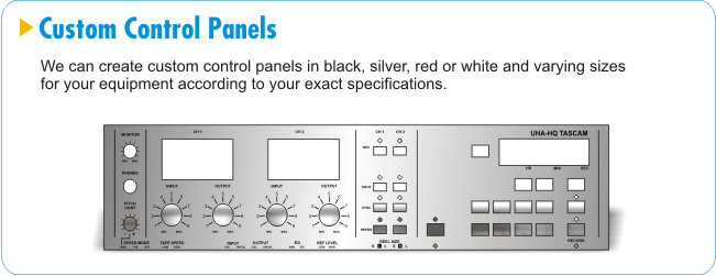 Custom Engraved Control Panels