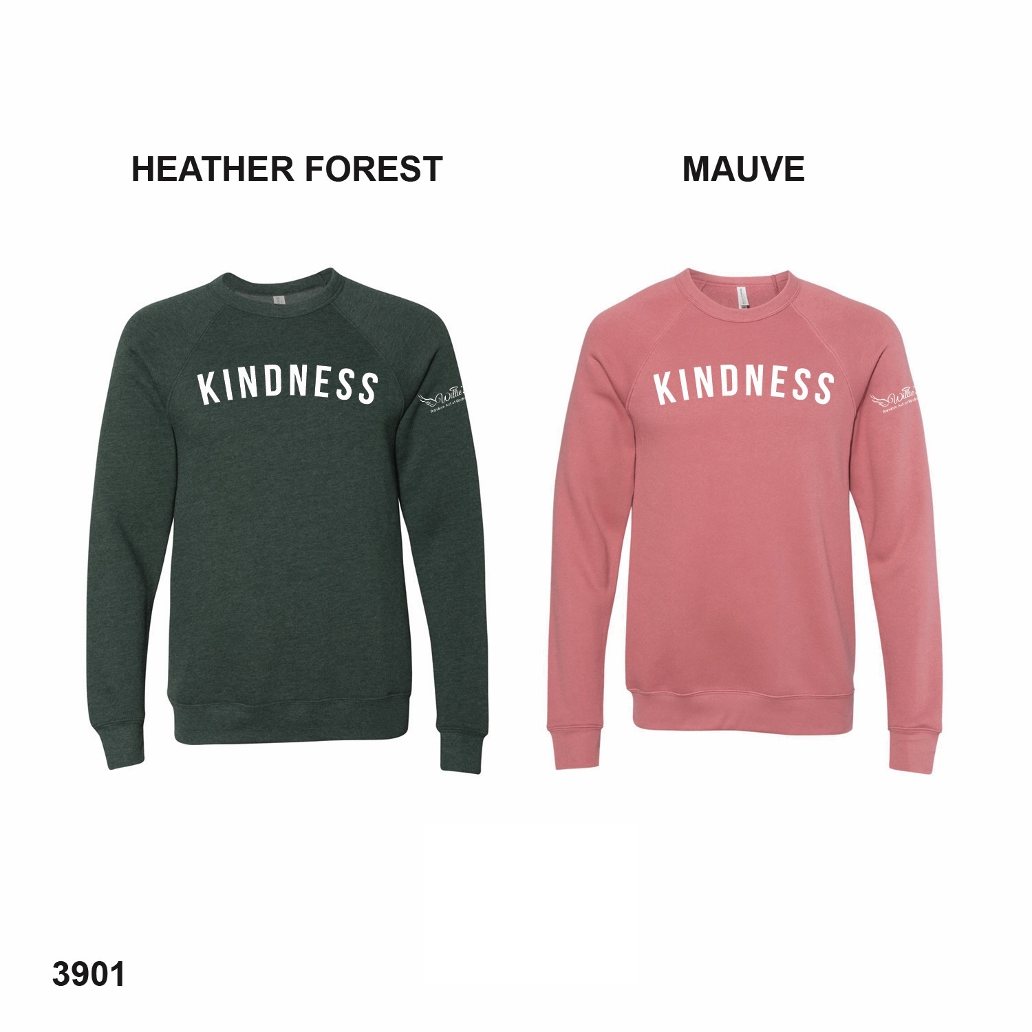 BELLA + CANVAS Unisex Sponge Fleece Raglan Crewneck Sweatshirt