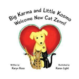 Big Karma and Little Kosmo Welcome New Cat Zenni!