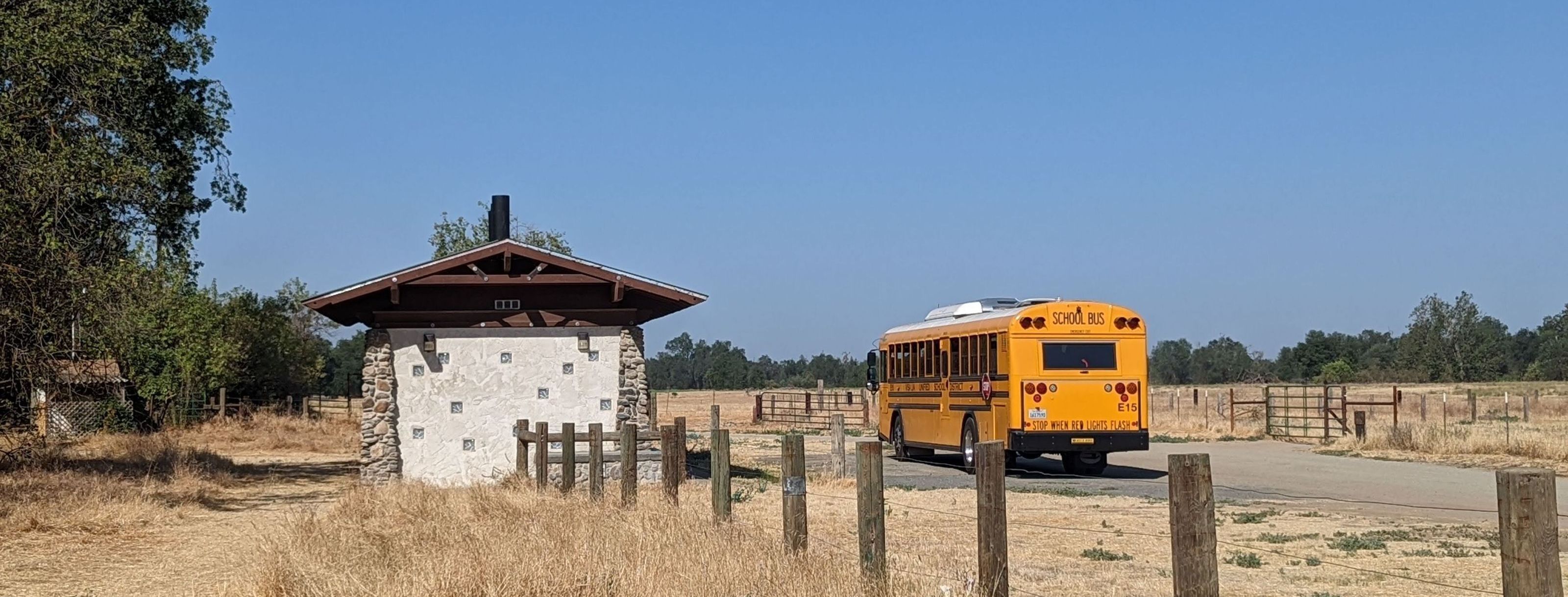 School Bus at Kaweah Oaks Preserve