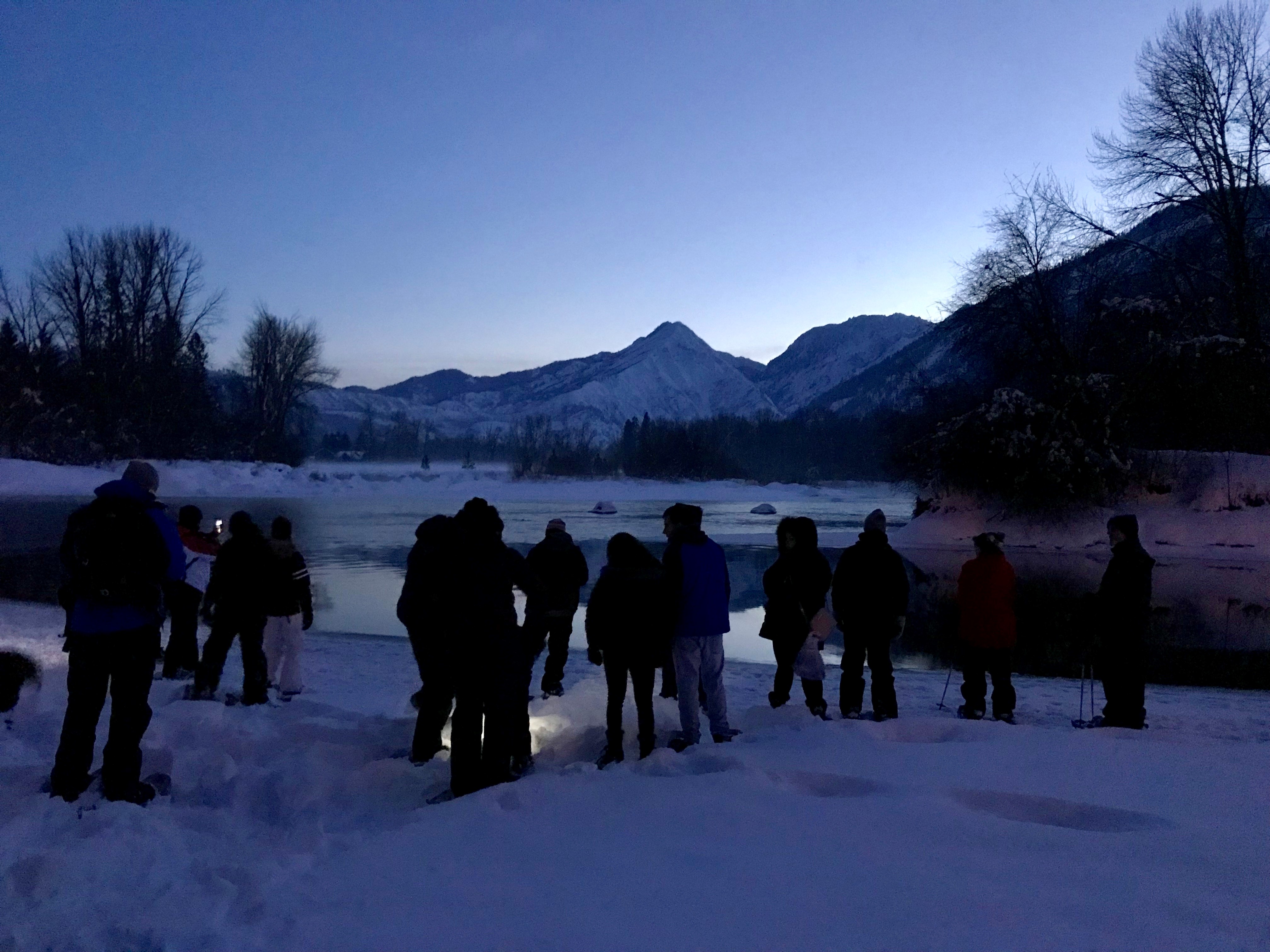 Moonlight Snowshoe Stroll