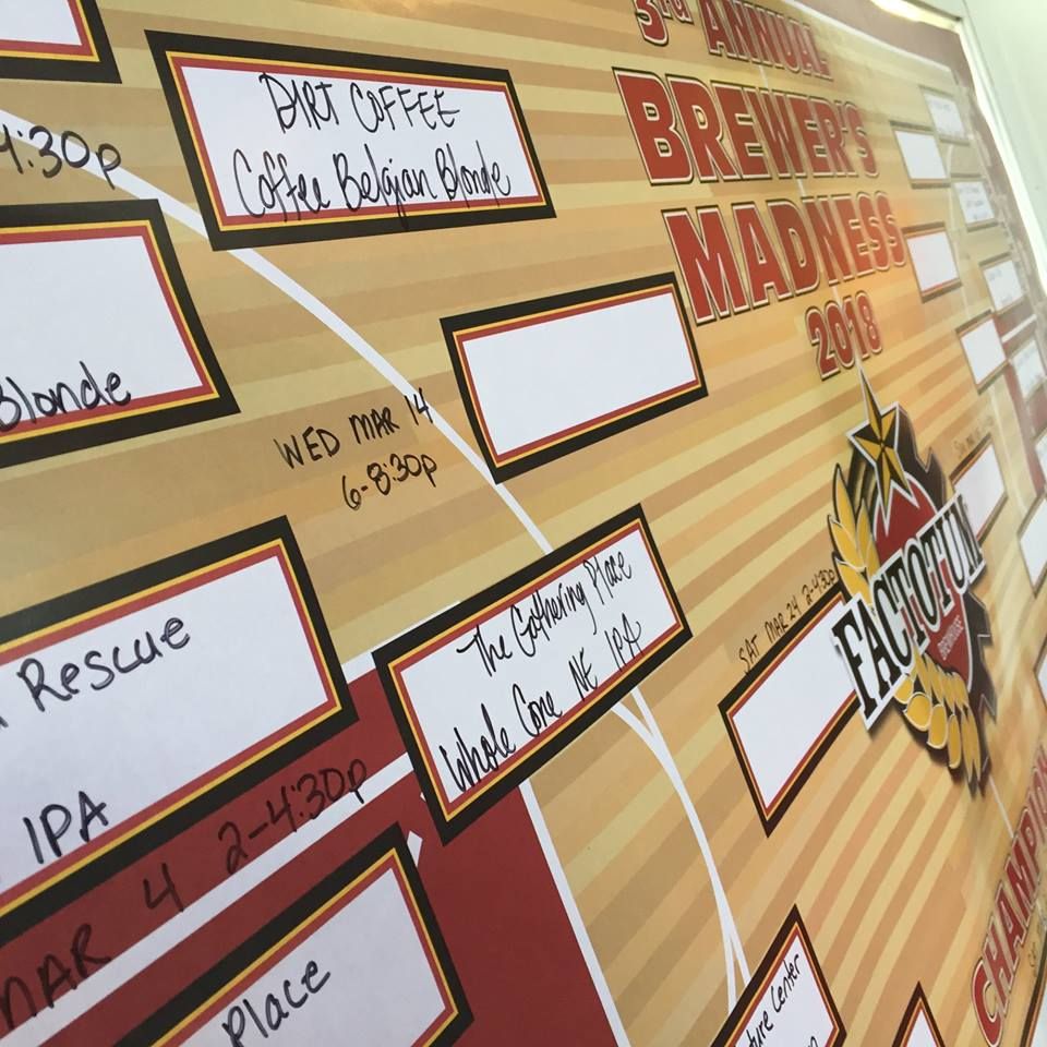 The Gathering Place's New England IPA advances to the second round of Brewer's Madness