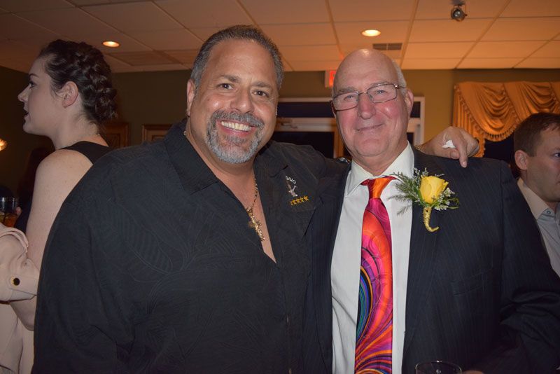 Anthony Mongiello of Formaggio Cheese and Honoree Steven Drobysh