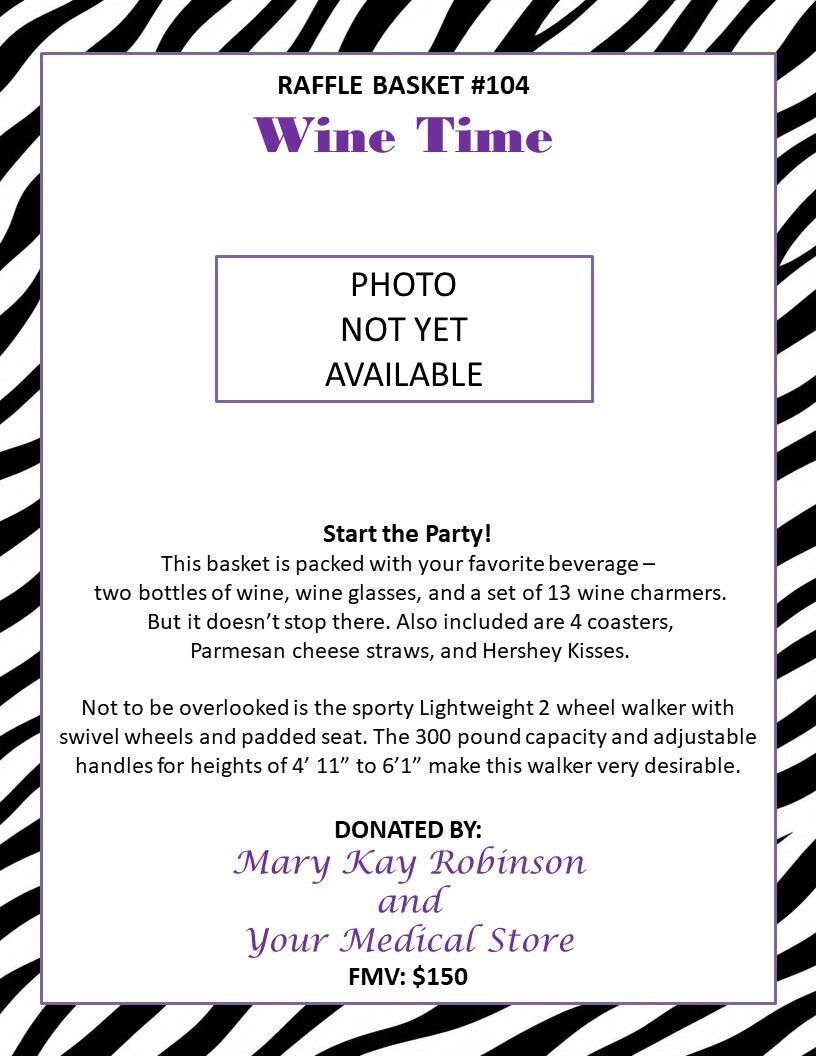 BASKET 104 -- WINE TIME. 