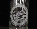 Glass Beverage 12.5 oz State Seal