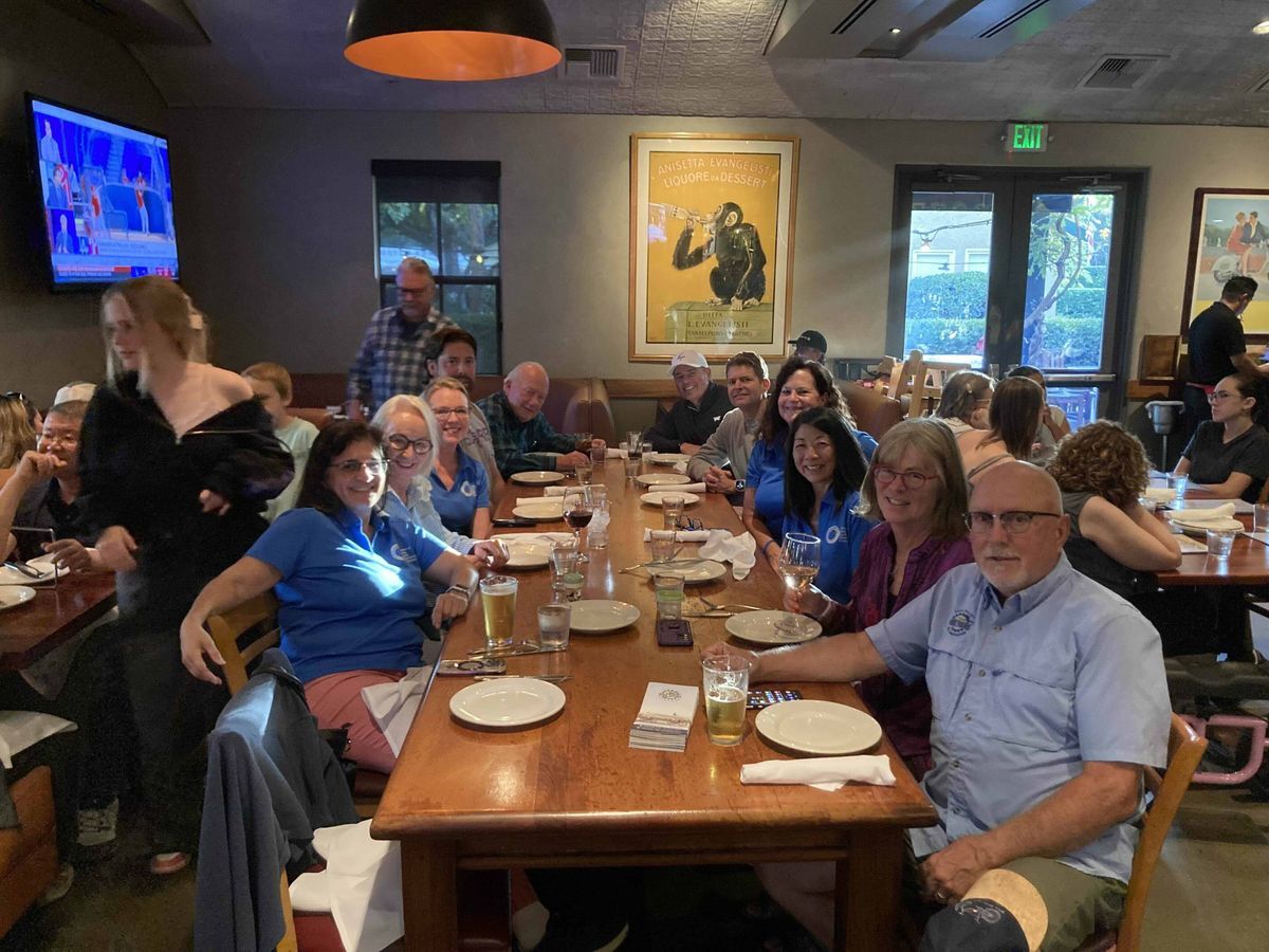 Cure the Cycle 2025 pre-ride dinner