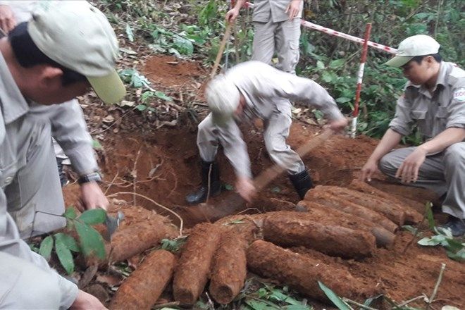 27 artillery shells successfully removed in Quang Tri