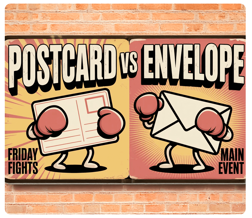 Postcards vs. Envelopes: Which Wins Out?
