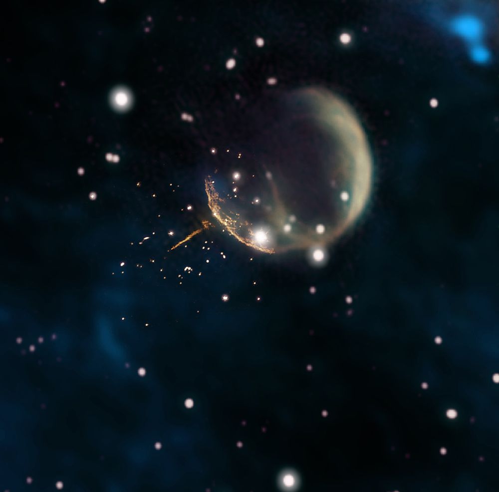 Speeding “Cannonball Pulsar” Faces Galactic Exile