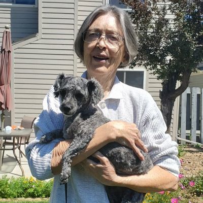 Hearing Dog Team Linda & Curly