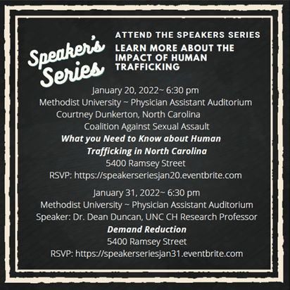 January Speaker's Series Info