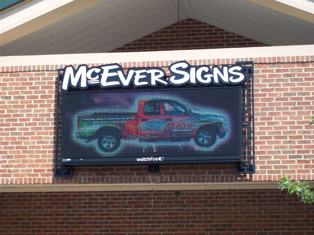 McEver Signs Digital Display
