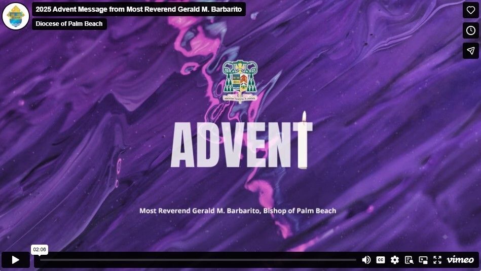 November 2025: Bishop Barbarito's Advent Message