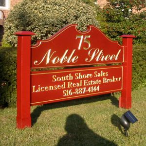 Freestanding Carved Signs