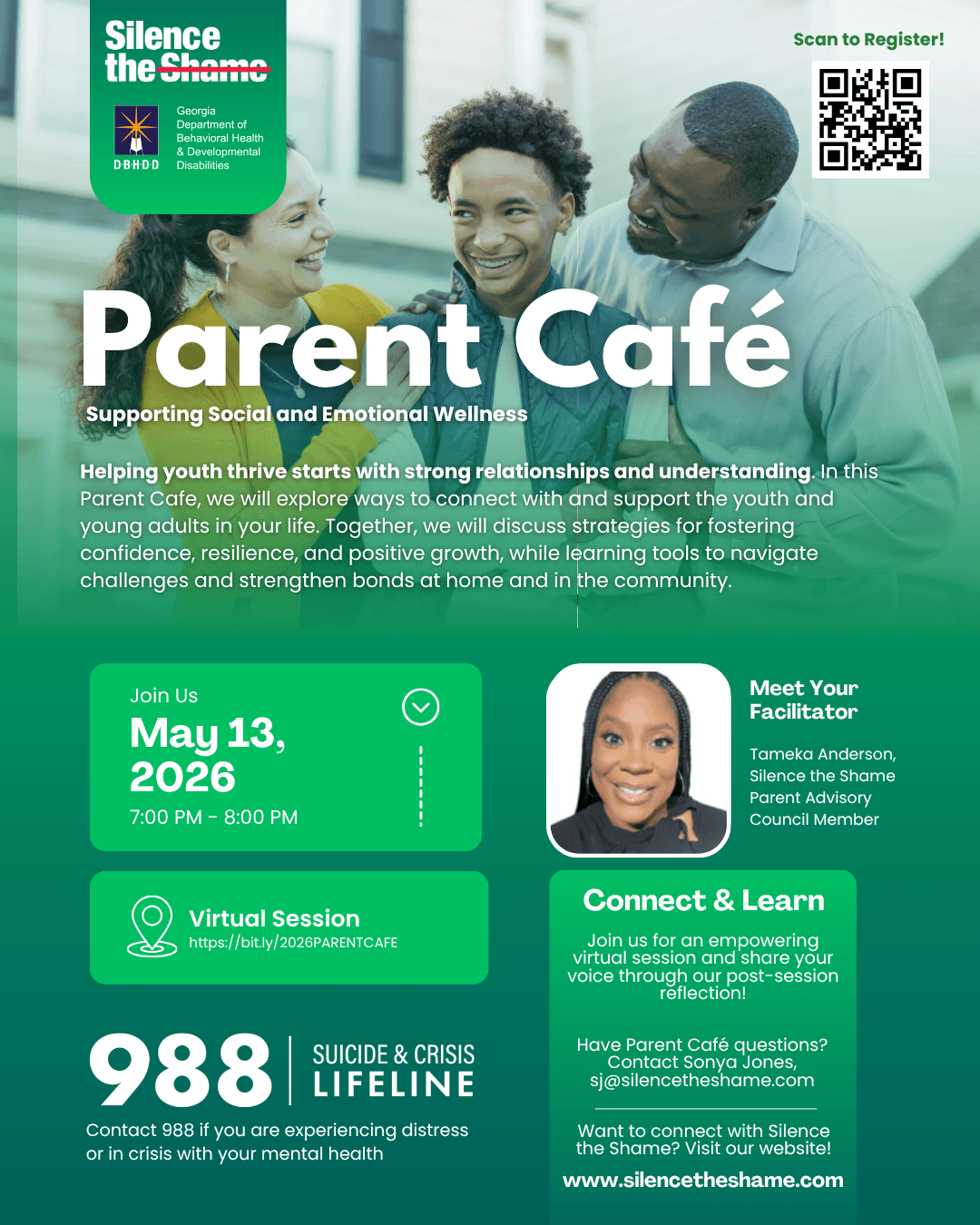 May 13th: Parent Cafe Series