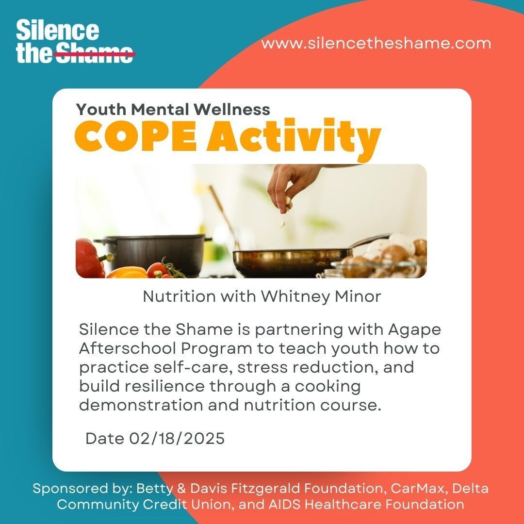 February 18th: Nutrition with Whitney Minor Youth Cope Activity