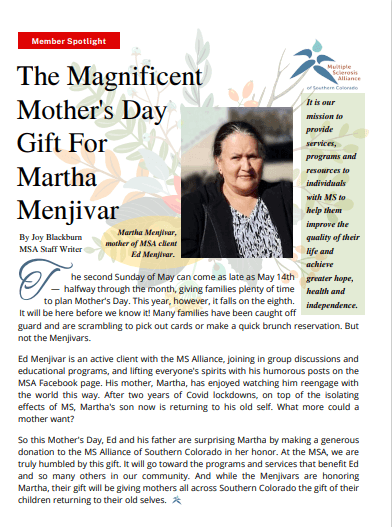The Magnificent Mother's Day Gift for Martha Menjivar