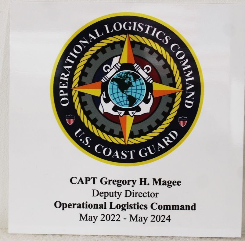 NP-2806 - Plaque for Deputy Director, Operational Logistics Command 