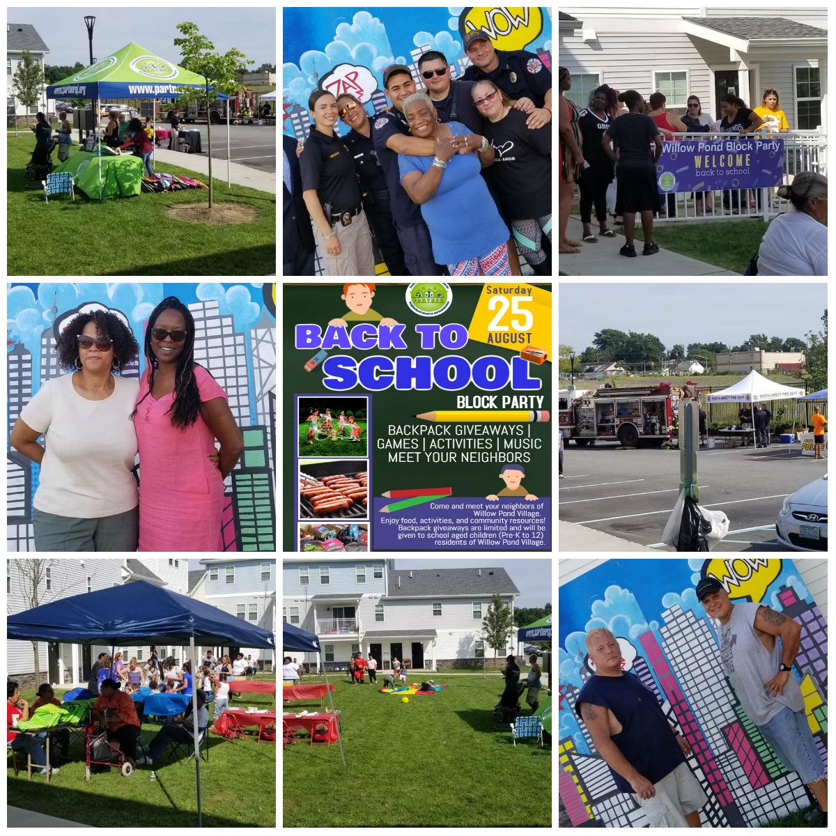 Willow Pond Village Back to School Block Party- August 2018