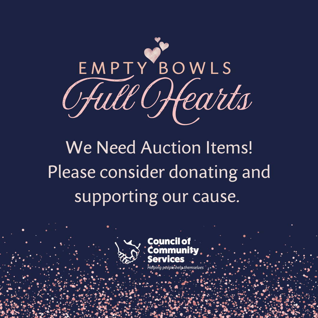 Auction Items Needed for Empty Bowl