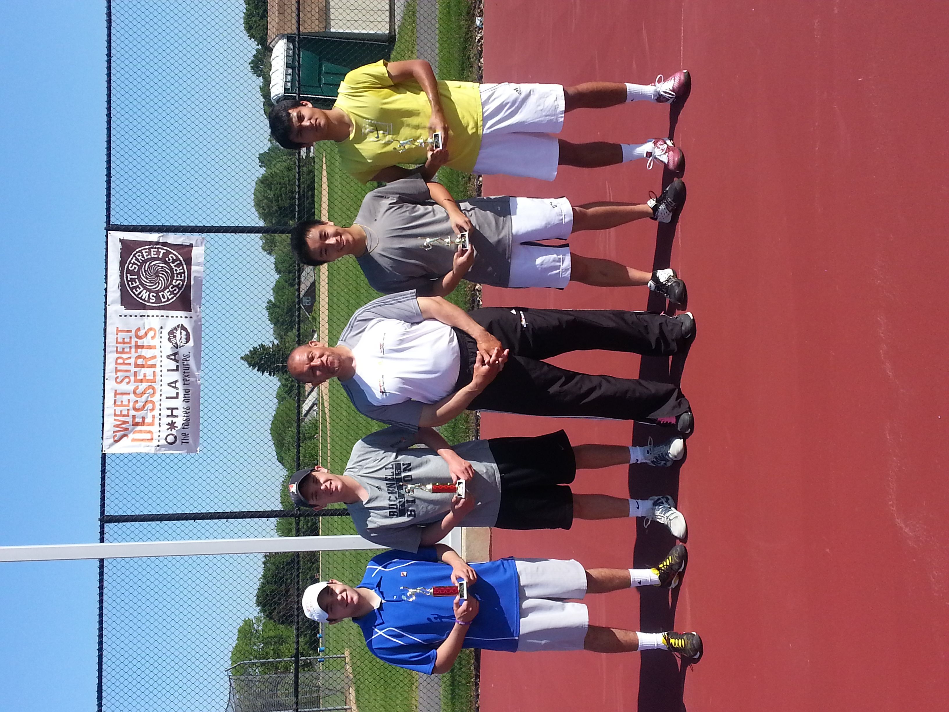 Muhlenberg Level 5 Tennis Tournament Doubles Lieb Brothers Champions and Runner-up 