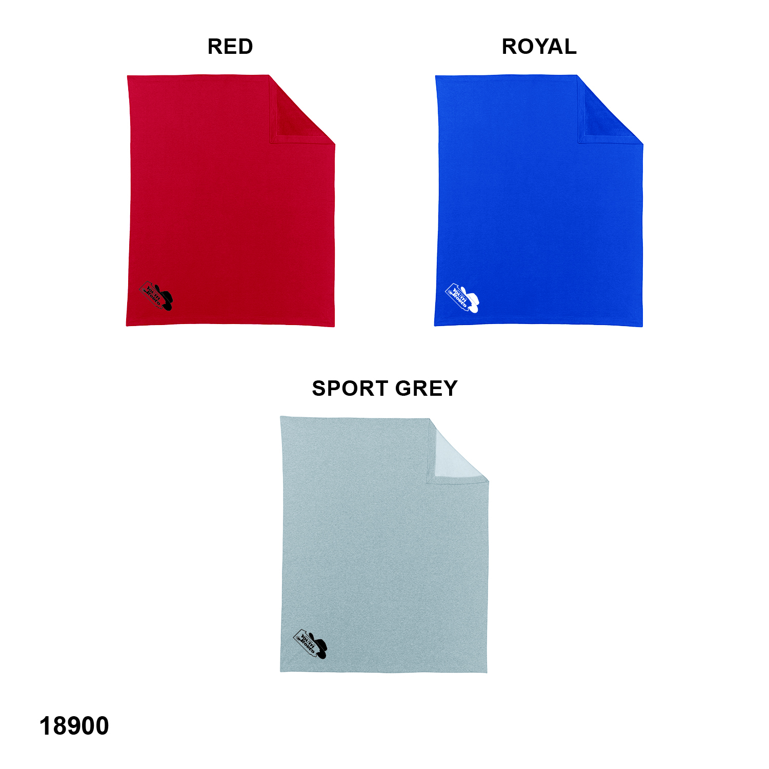 WPYRA LOGO - Gildan Heavy Blend Fleece Stadium Blanket