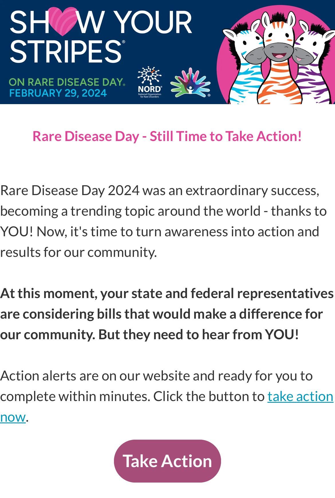 Take Action for Rare