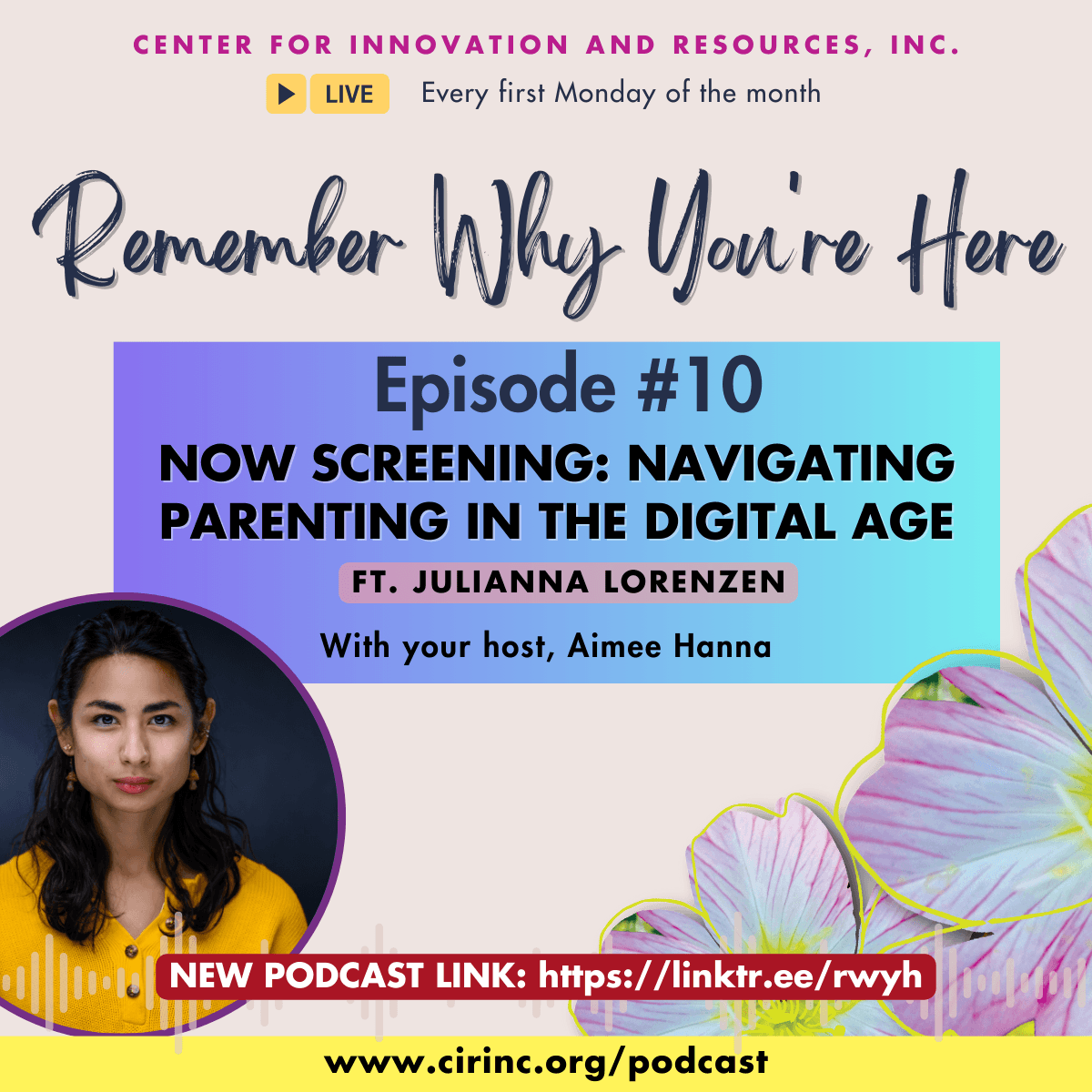 Episode #10 - Now Screening: Navigating Parenting in the Digital Age - Ft. Julianna Lorenzen