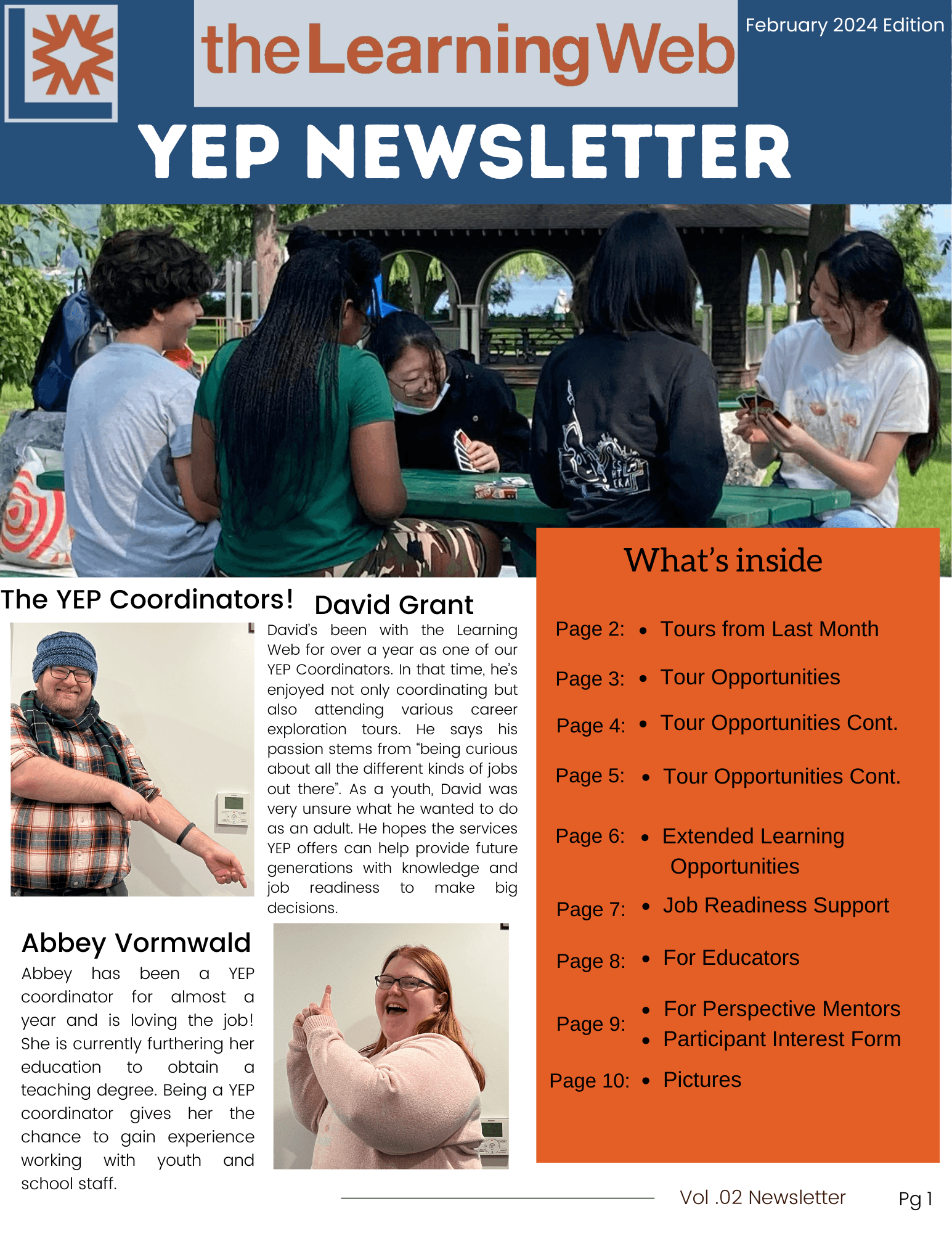 YEP February Newsletter