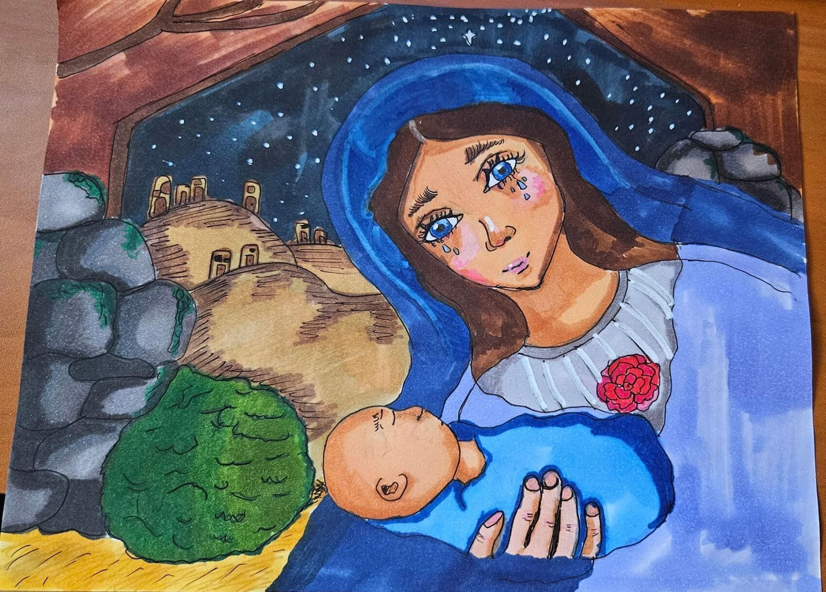 Sarasota student’s Christmas art earns grand prize