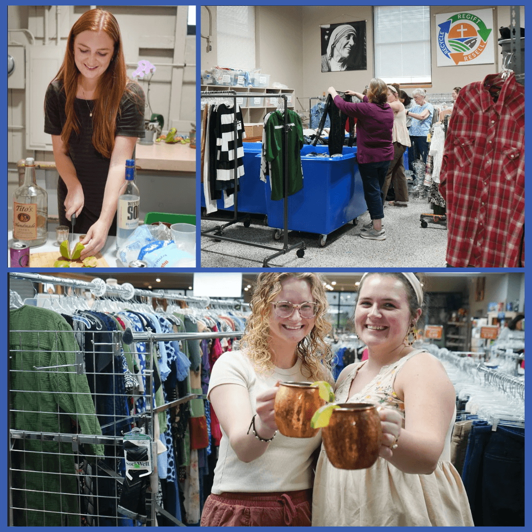 ‘Thrift & Sip’: A volunteer night with cocktails and Catholic purpose
