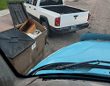 Can I park my vehicle next to a dumpster?