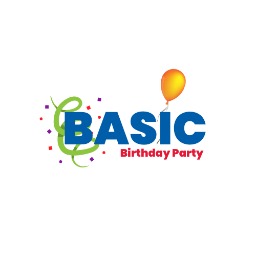 Basic birthday party logo