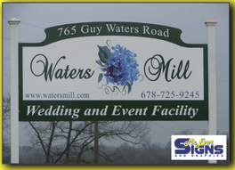 Custom Cut Monument Sign 