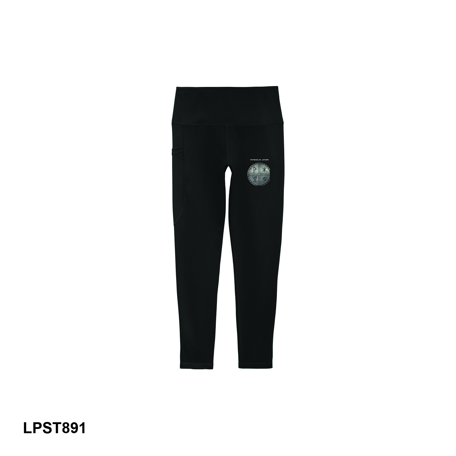 Warrior Saga - Sport-Tek ® Ladies High Rise 7/8 Legging